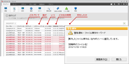 LanScope Cat 情報漏えい対策ツール